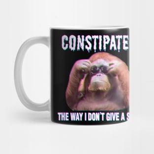 CONSTIPATED Orangutan with Sunglasses Mug